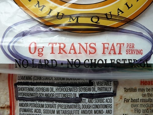 Trans Fat Loophole