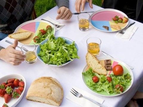 Wheel of Nutrition at the table