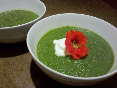 Spinach and Pea Soup