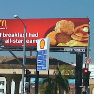 McDonald's Breakfast Billboard