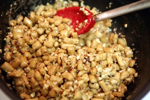 Cooking the Teiglach, Honey, and Nuts