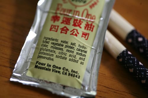 Fake Soy Sauce Packet