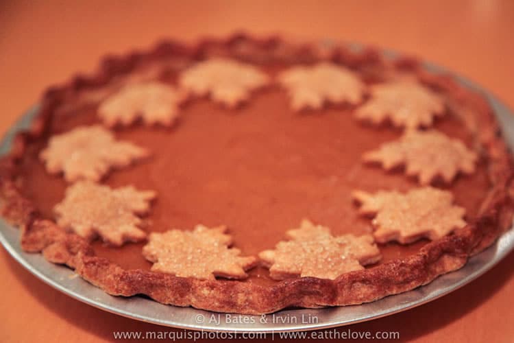 Maple Spiced Pumpkin Pie