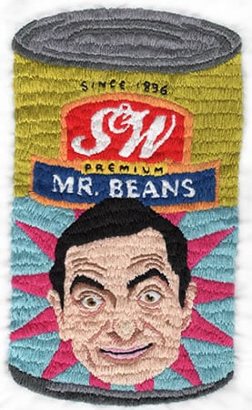 Canned Beans Embroidery