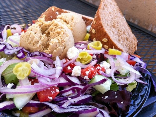 Togo's Salad with Hummus