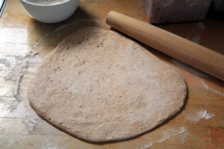Rolling Out Homemade Pizza
