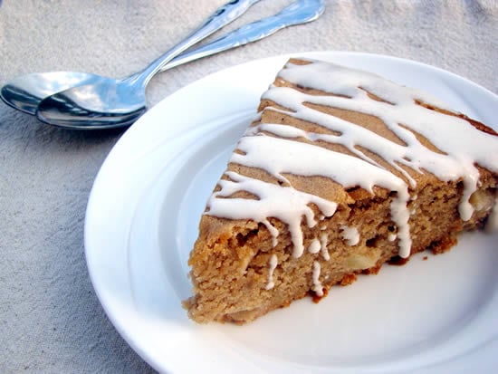 Apple Spice Cake with Greek Yogurt Icing & Unprocessed Entertaining