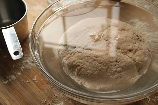 How To Make Seitan: Soaking the Dough