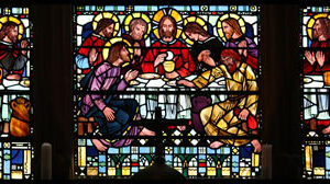 Last Supper Stained Glass
