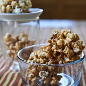 Maple Popcorn Balls