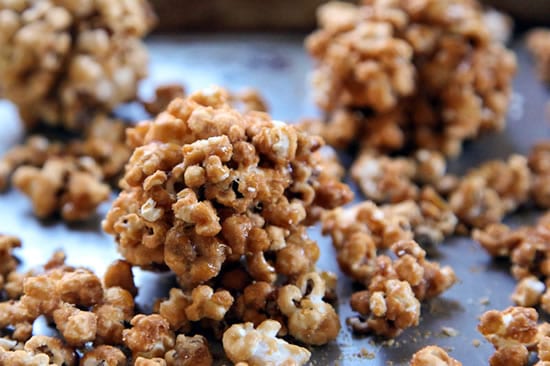 Maple Popcorn Balls