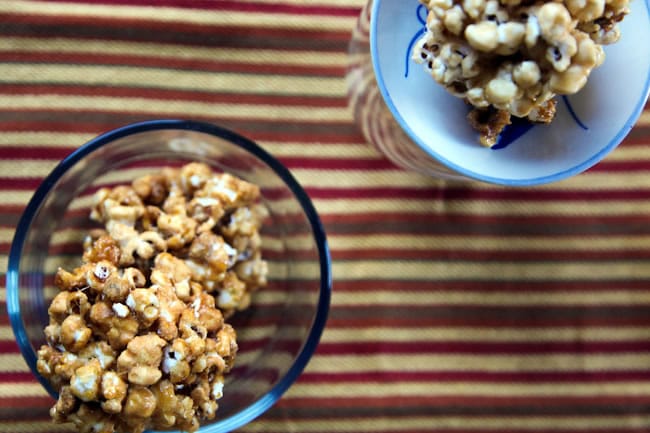 Maple Popcorn Balls