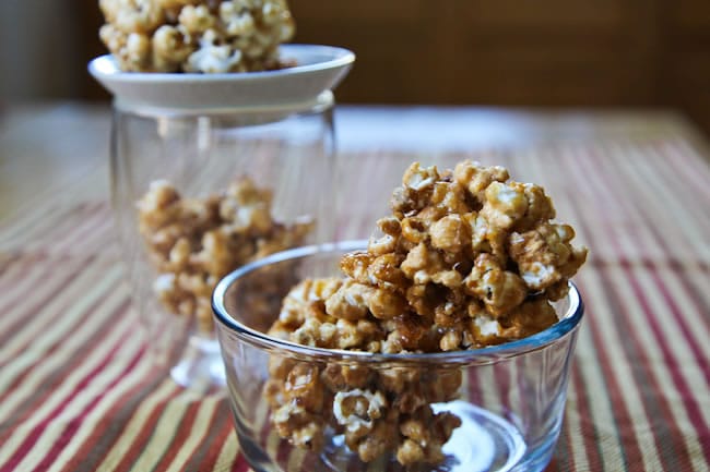 Maple Popcorn Balls