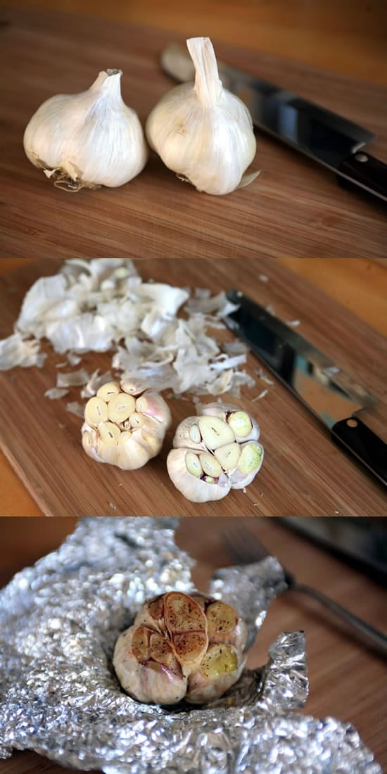 How to Roast Whole Garlic Bulbs
