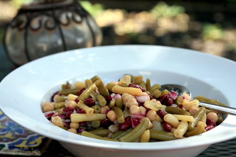 Super-Simple Four Bean Salad Recipe