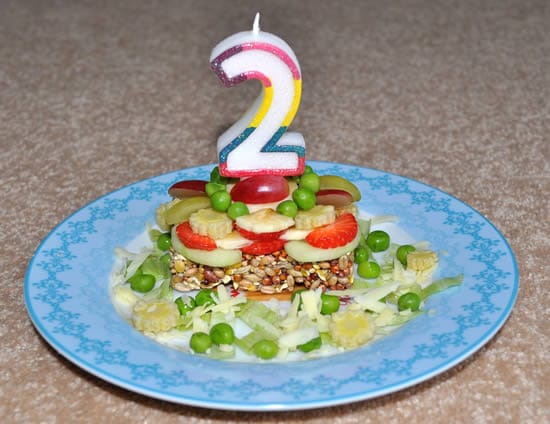 Hamster Food Birthday Cake