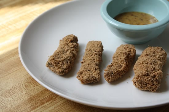 Buckwheat & Hemp Fish Sticks with Mustard Maple Dipping Sauce