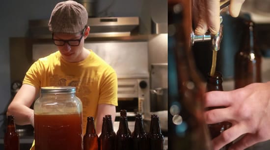 Bottling the kombucha