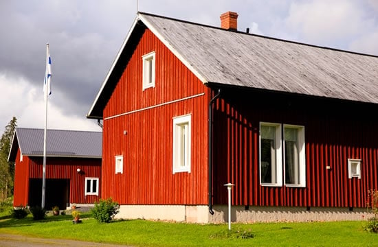 Kristina's relative's farmhouse