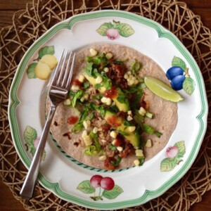 Casamiento Rice and Bean Wrap - via eatingrules.com