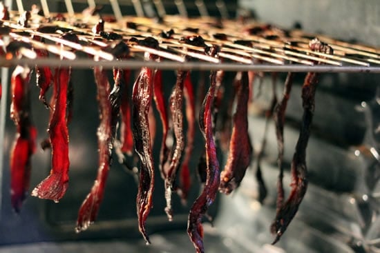 drying-homemade-beef-jerky