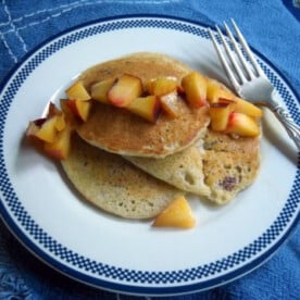 Gluten-Free Buttermilk Buckwheat Pecan Pancakes