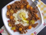 A Deconstructed Breakfast Sandwich with Whole Grains and Eggs