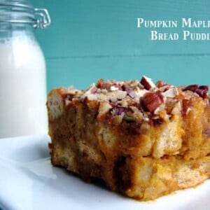 Pumpkin Maple Nut Bread Pudding
