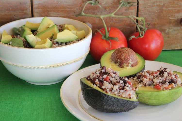 Black Bean Quinoa Avocado Salad