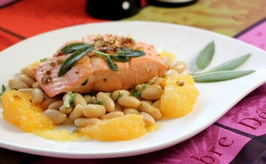 Salmon, Citrus, and Sage