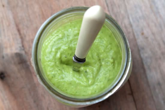 Tomatillo Avocado Dressing Pic