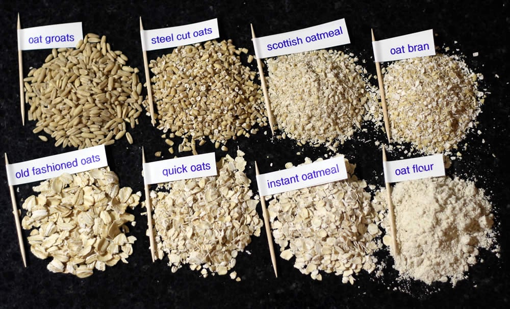 The many different types of oats and oatmeal - Eating Rules