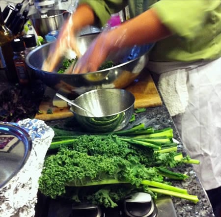 Kale Salad Demonstration