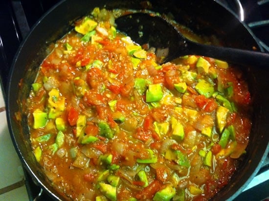 Tomato Avocado Sauce