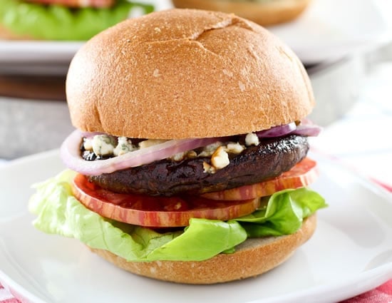 Grilled Portobello Blue Cheese Burger