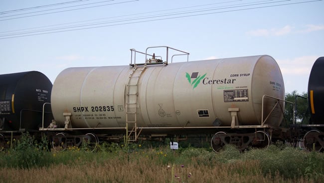 Corn Syrup Train Tank