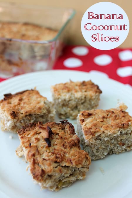 Banana & Coconut Slices