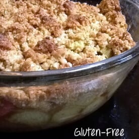 Gluten-Free Oats & Honey Apple Crumble