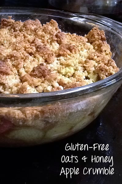 Gluten-Free Oats & Honey Apple Crumble