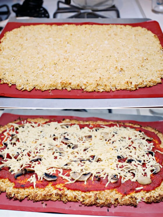 Pizza with Cauliflower Crust