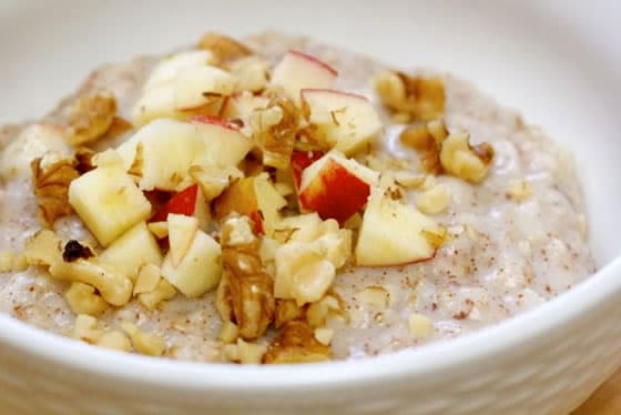 Quick-Cooked Apple Pie Oats, and Why Perfectionism Sabotages Healthy Habits