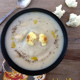 Roasted Cauliflower Soup