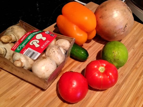 Ingredients for Sofrito