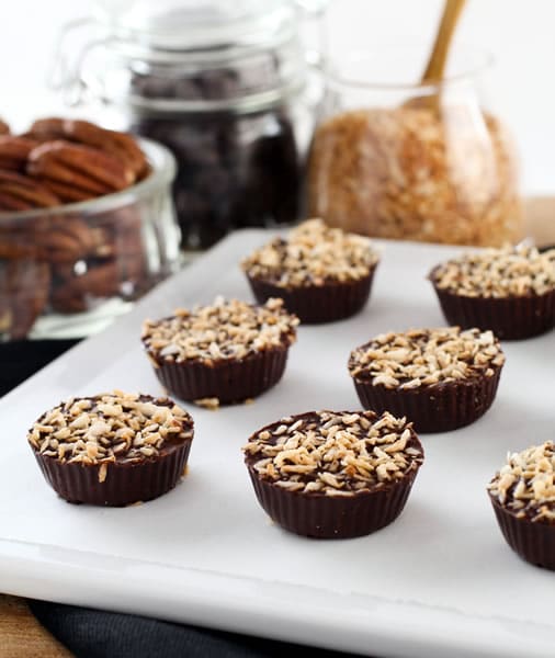 Toasted Coconut Truffle Cups