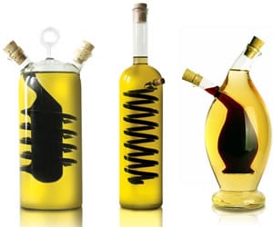 Hand-Blown Oil & Vinegar Cruets