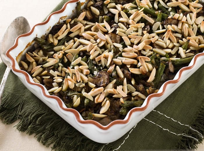 Green Bean Casserole with Smoked Cheddar