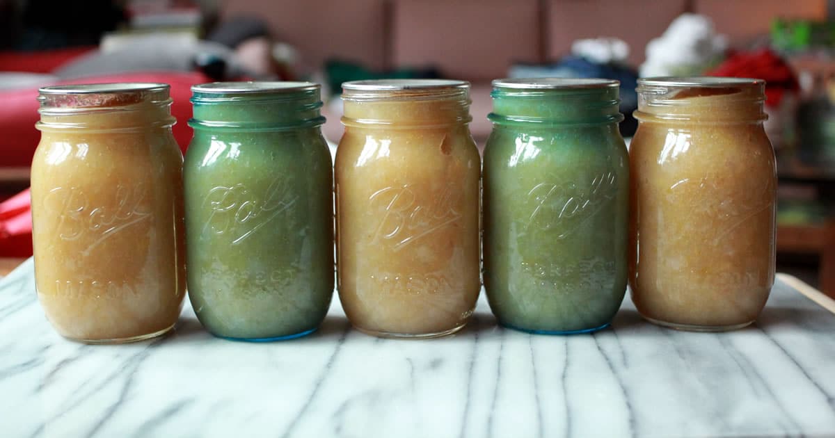 Apple Pear Sauce - Eating Rules