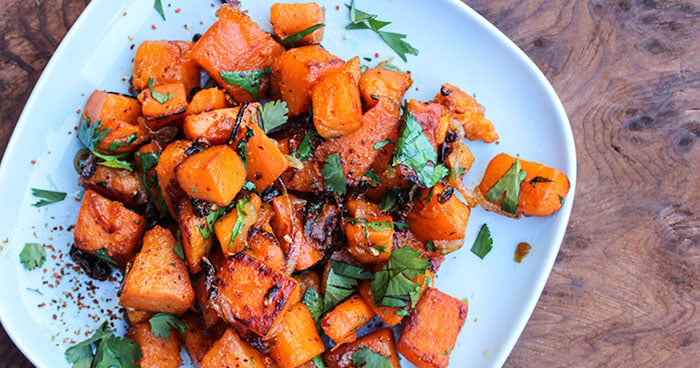 Sautéed Sweet Potato with Shallot, Chile, and Lime - Eating Rules