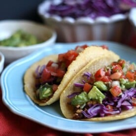 Unprocessed, Plant-Based Tofu Tacos