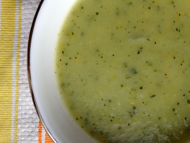 Chilled Summer Squash Soup